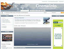 Tablet Screenshot of cinemalinks.de